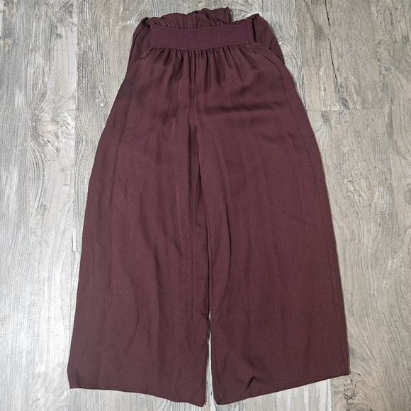 Theory wide leg jumpsuit size P silk - Picture 9 of 12